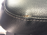cracked leather on seat