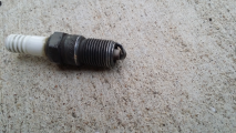 spark plug blew out cylinder head