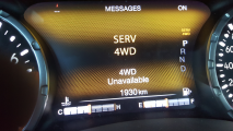 service 4 wheel drive message