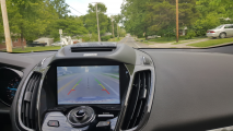 rear camera does not turn off while driving