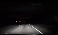 auto-level headlights point down