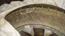 tire failed with improper repair