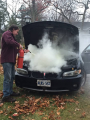 engine compartment fire