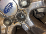 corrosion on center hub caps