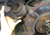 premature brake wear and rusting