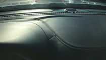 leather bubbling on dashboard