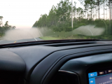 fogging of front windshield