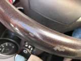 steering wheel covering peeling