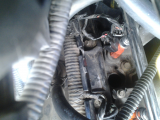 spark plug discharge from head-threads gone