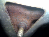 crack in the exhaust manifold