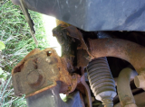 rusted out subframe and spring