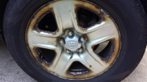 wheel bolts & lug nuts rusted