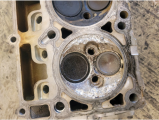 valve seat failure - engine destroyed