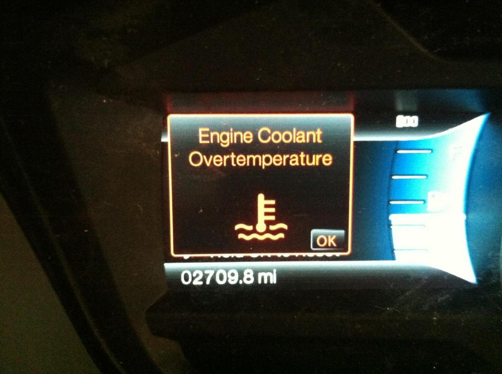 engine coolant over temperature but hasnt been running