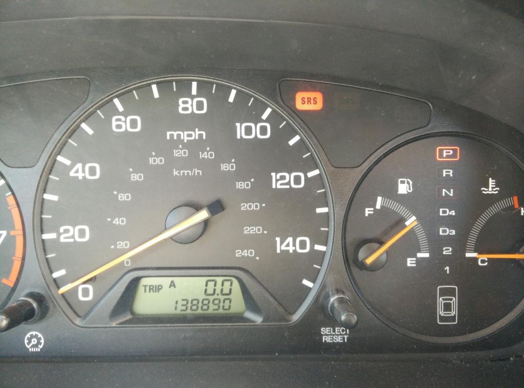 2003 Honda accord srs indicator light #4