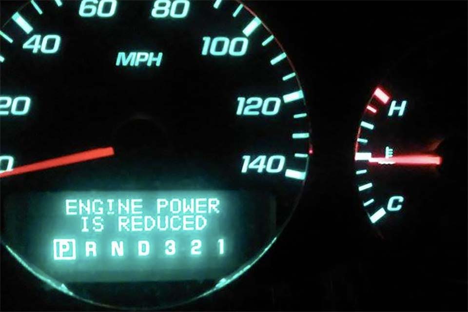 Engine Power Reduced Mean on Chevy Malibu 