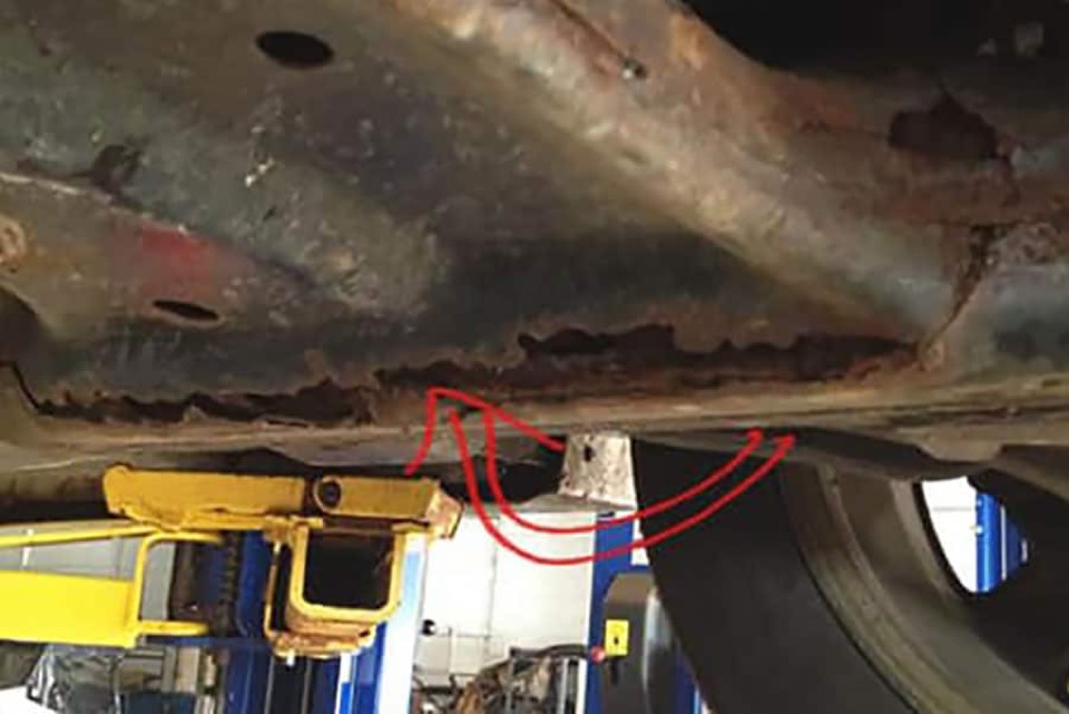 engine cradle replacement