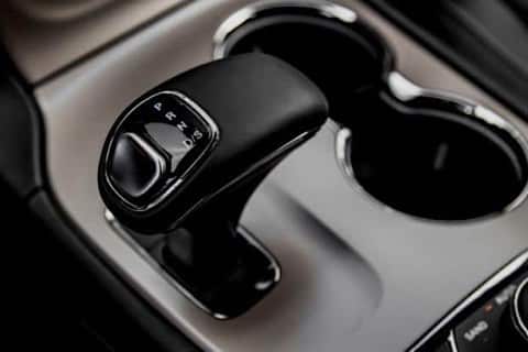 Overhead view of Jeep gear shifter