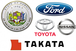 Hawaii Sues Ford, Nissan and Toyota Over Takata Airbags