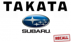 Subaru Recalls 186,000 Vehicles to Replace Takata Airbags