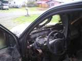 cold-parked, key-off  - ENGINE FIRE