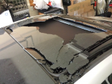 sunroof shattered while driving