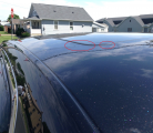 dents in surrounding areas of panoramic roof