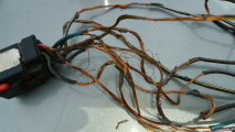 wiring harness melted on the engine