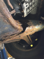 motor cradle rusted/corroded