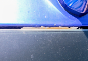 rust spots throughout the paint