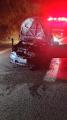 fire burned up car