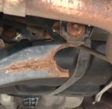 control arm broke while driving