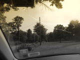 windshield is thin and easily cracks from very small rocks