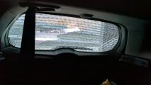 rear window shattered spontaneously