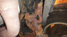 severe frame rust