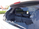 windshield shattered