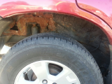 excessive wheel well/shock tower rust