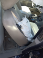 passenger seat airbag, head liner inflated