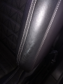 worn seat leather