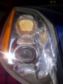 running lights lenses melted