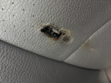 seat heater burned a hole through leather