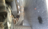 rear axle cracked