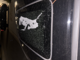 sunroof shattered out of no where