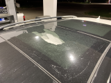 panoramic sunroof exploded - the sliding panel of glass