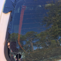 rear window shattered