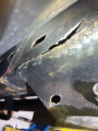 excessive rust/corrosion