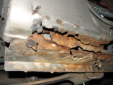 undercarriage rusted