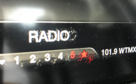 cracks in the infotainment screen