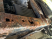 frame is rotting, many rust holes