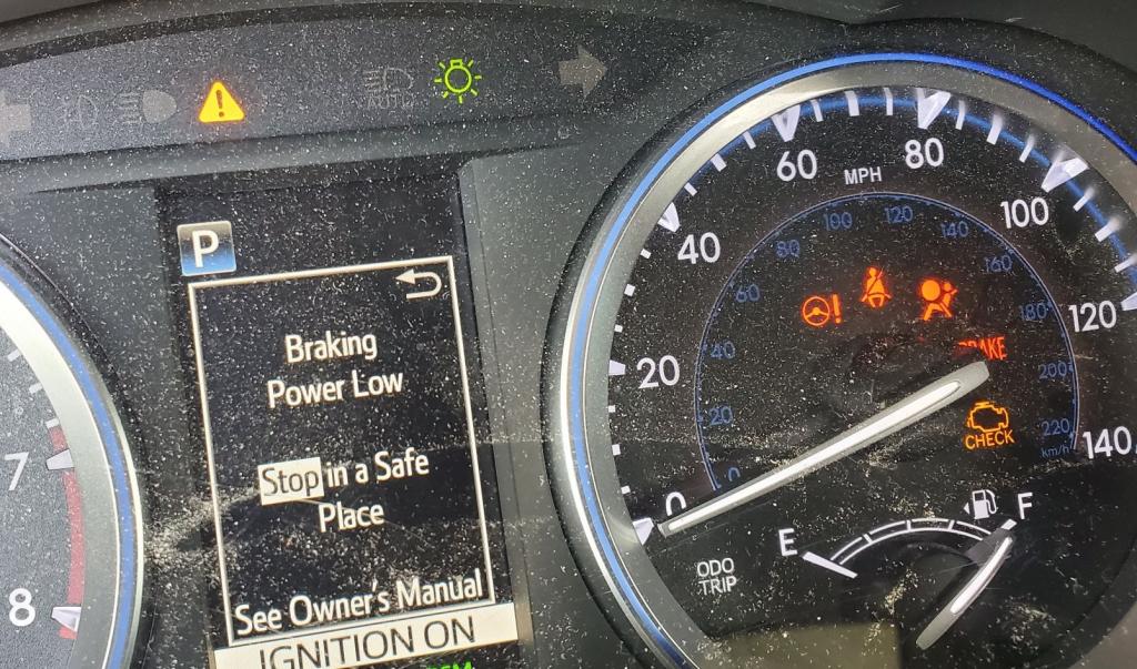 2018 Toyota Highlander Braking Power Low: 2 Complaints
